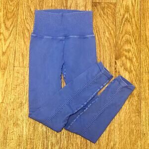 NWOT Free People Movement Blue Good Karma Leggings Size XS/S